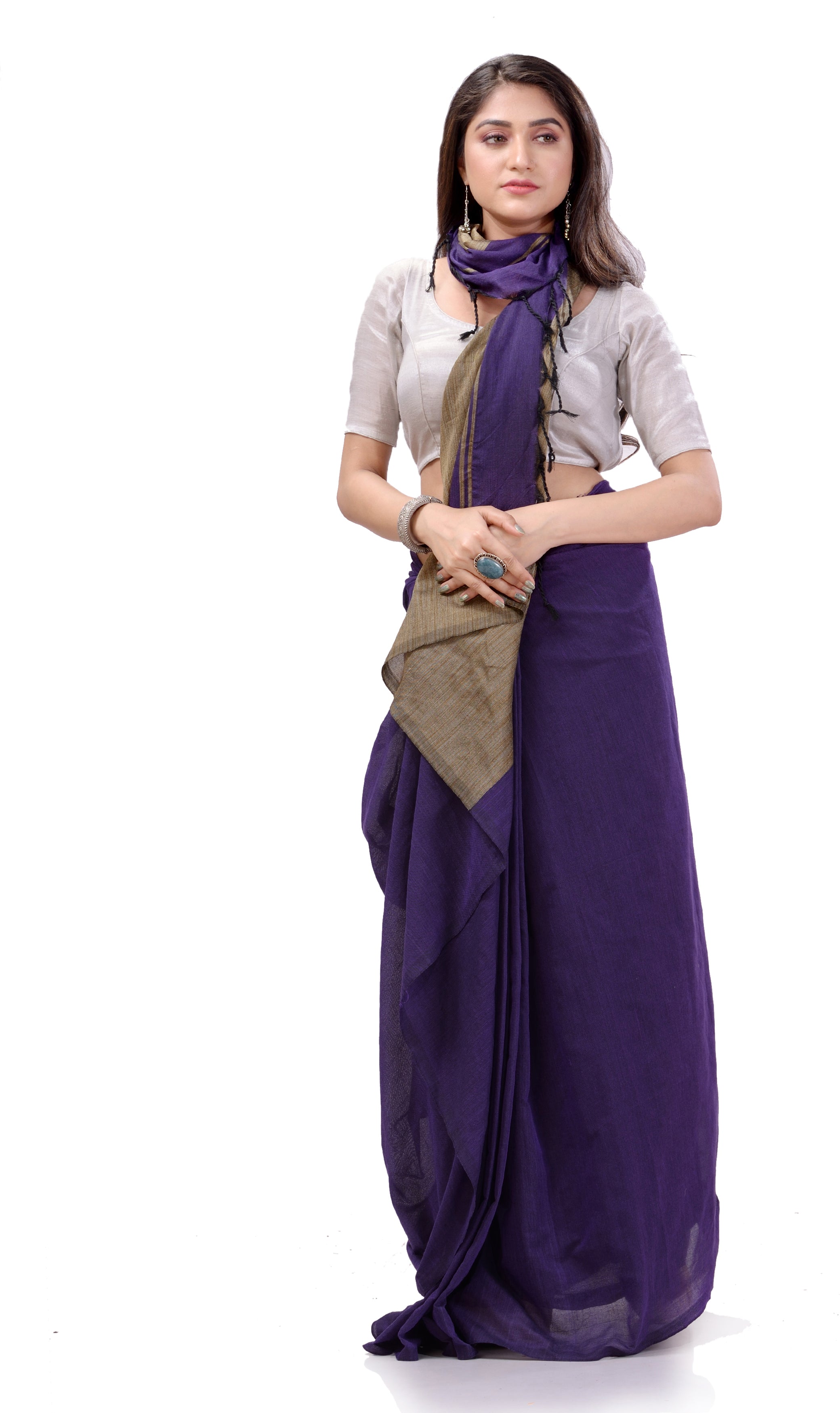 Buy Purple Saree Petticoat Online