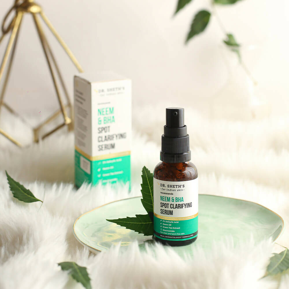 Dr. Sheth's Neem & BHA Spot Clarifying Serum - Distacart