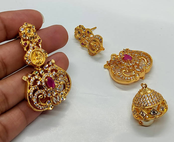 Buy Wholesale China Earrings Online Brass Jewelry Earrings For Women Daily  Wear & Earrings at USD 3.1 | Global Sources