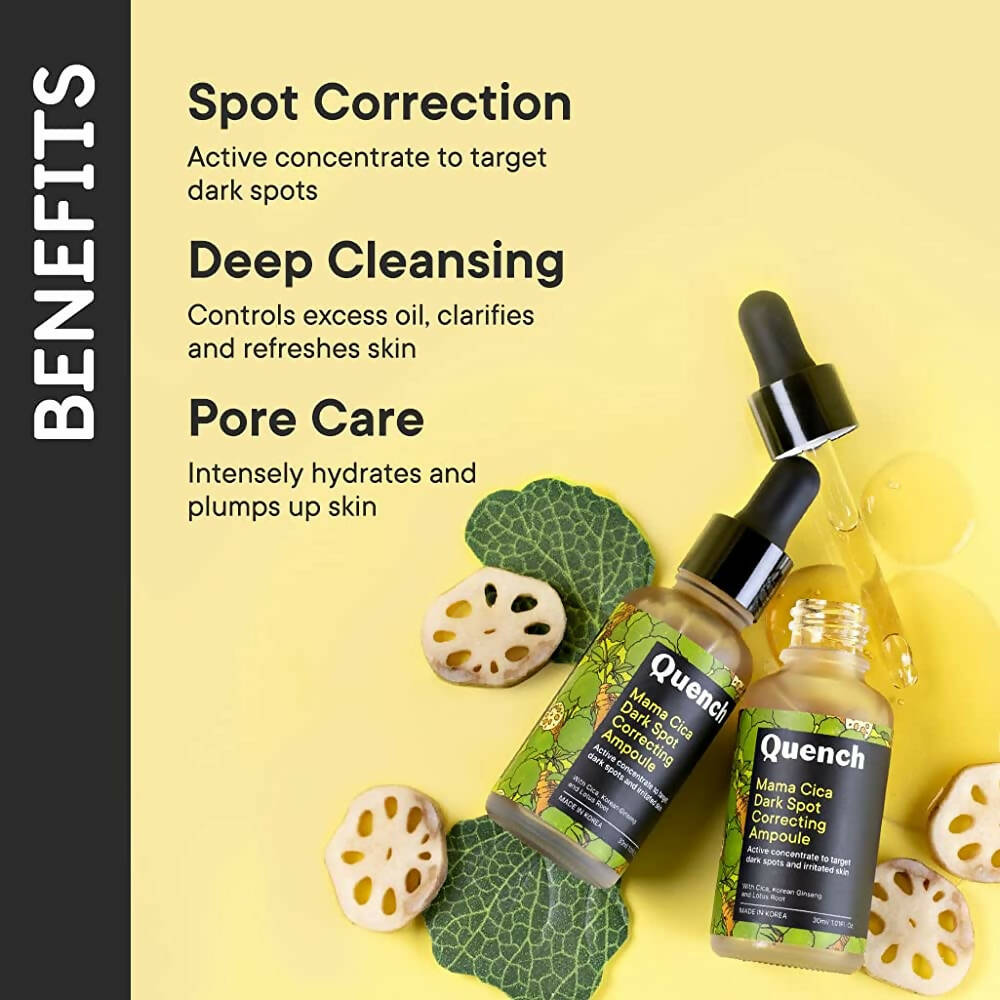 Buy Quench Botanics Mama Cica Dark Spot Correcting Ampoule - Korean  Skincare Online at Best Price | Distacart