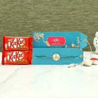 Thumbnail for Cute Mickey Metal Rakhi & Nestle KitKat Chocolates - Distacart