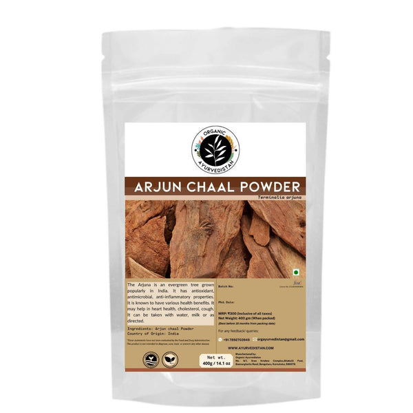 Organic Ayurvedistan Arjun Chaal Powder - Distacart