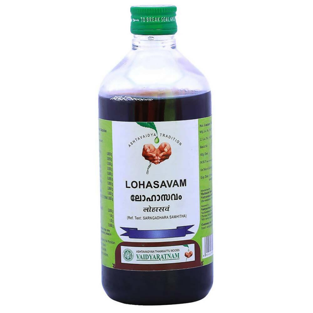 Vaidyaratnam Lohasavam Syrup - Distacart