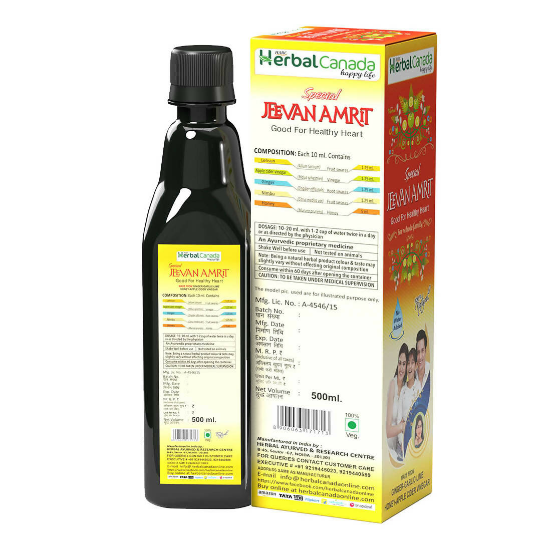 Herbal Canada Jeevan Amrit - Distacart