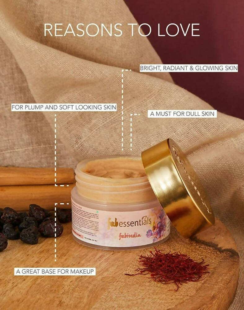 Fabessentials Saffron Sandalwood Face Cream - Distacart