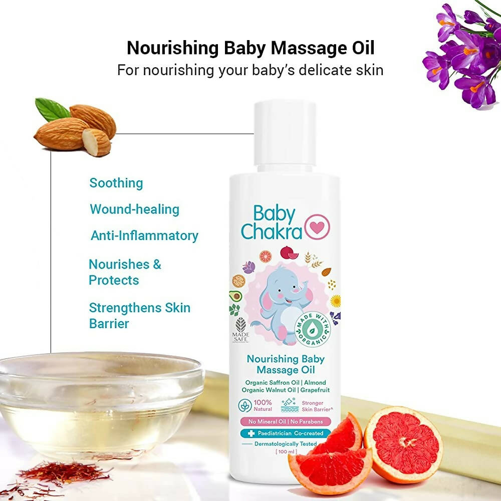 BabyChakra Nourishing Baby Massage Oil - Distacart