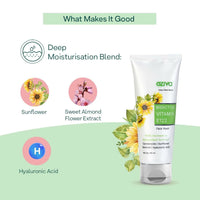 Thumbnail for OZiva Bioactive Vitamin E122 Face Wash - Distacart