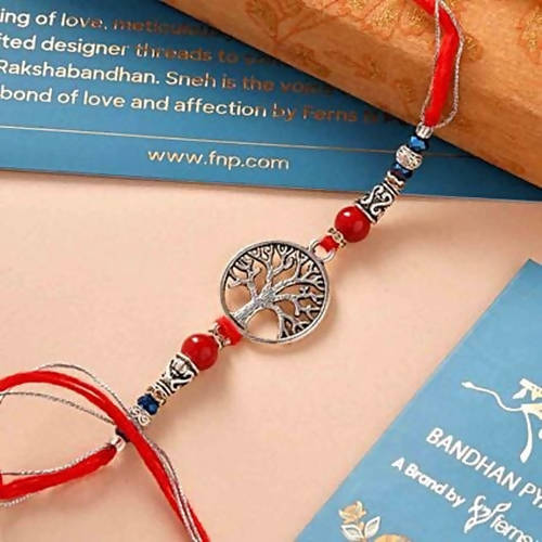 Tree Of Life Rakhi & Nutberry Combo - Distacart