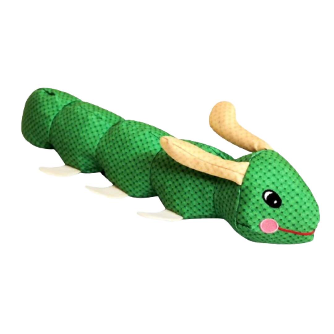 Foodie Puppies Caterpillar Crinkle Squeaky Plush Dog Toy - Distacart