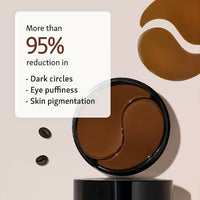 Thumbnail for mCaffeine Coffee Hydrogel Under Eye Patches for Dark Circles - Distacart