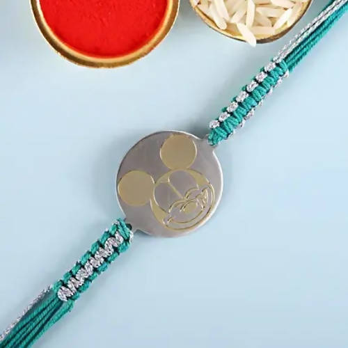 Cute Mickey Metal Rakhi & Nestle KitKat Chocolates - Distacart