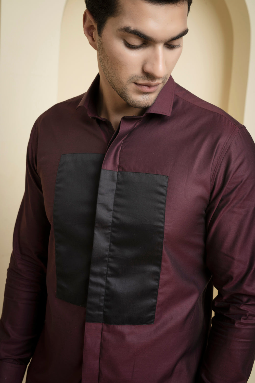 Hilo Design - Maroon Italian Ethnic Fabric Embroidered Radiante Blazer And  Trouser Set For Men
