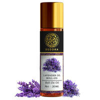 Thumbnail for Buddha Natural Lavender Therapeutic Roll-On - For Stress Relief, Headaches, & Insomnia Deodorant Roll-on - Distacart