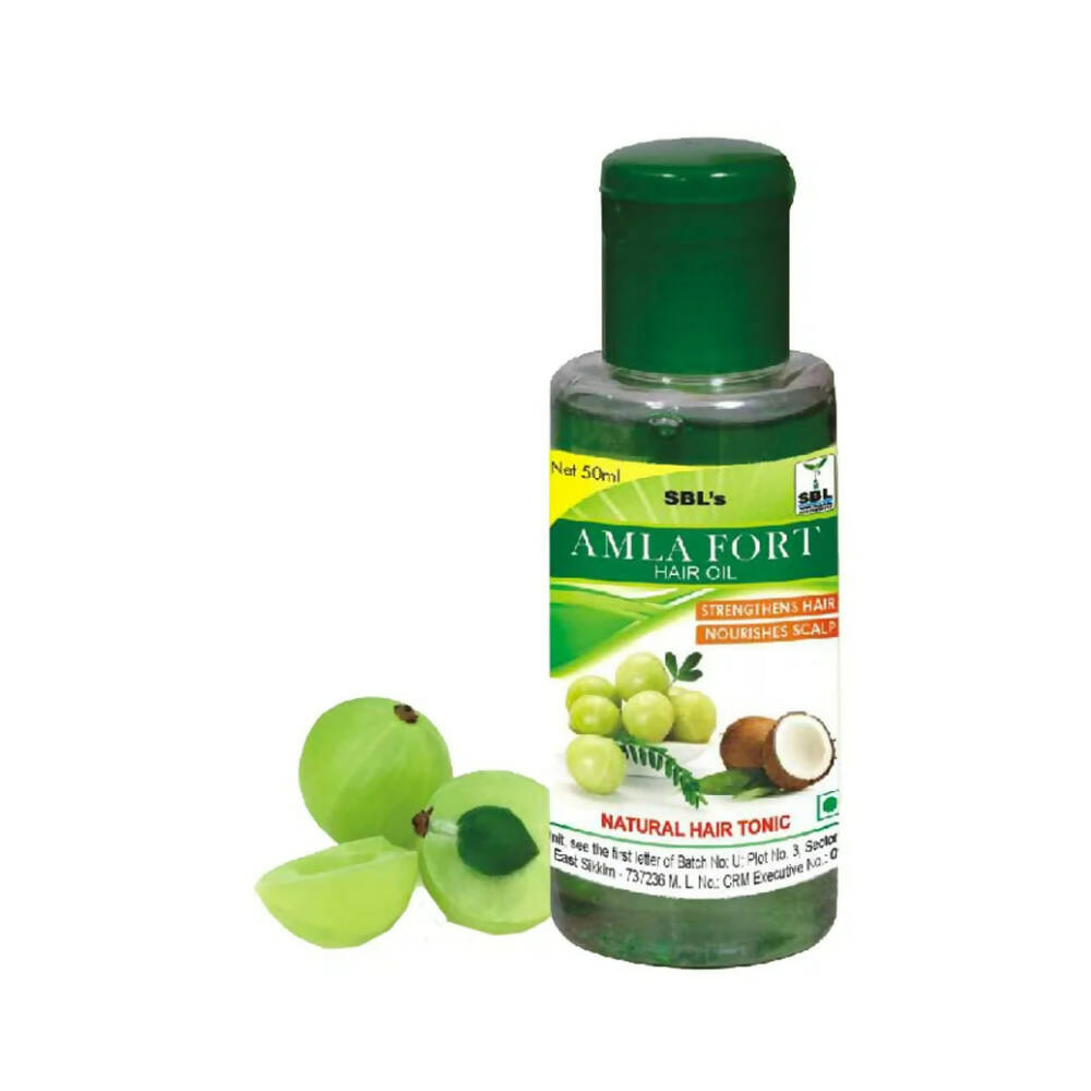 SBL Homeopathy Amla Fort Hair Oil - Distacart