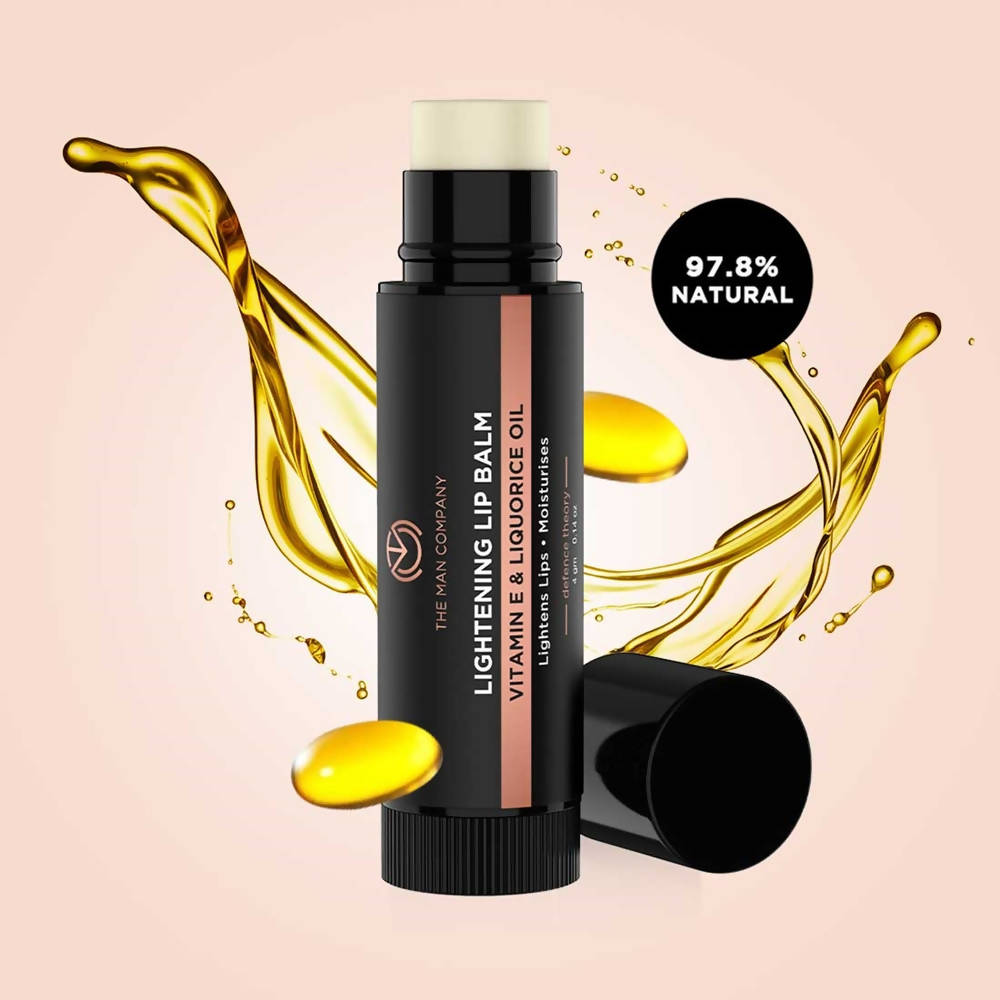 The Man Company Lightening Lip Balm - Distacart