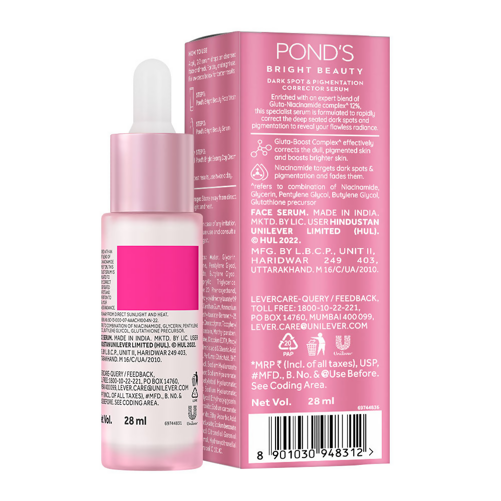 Ponds Bright Beauty Gluta Niacinamide Serum - Distacart