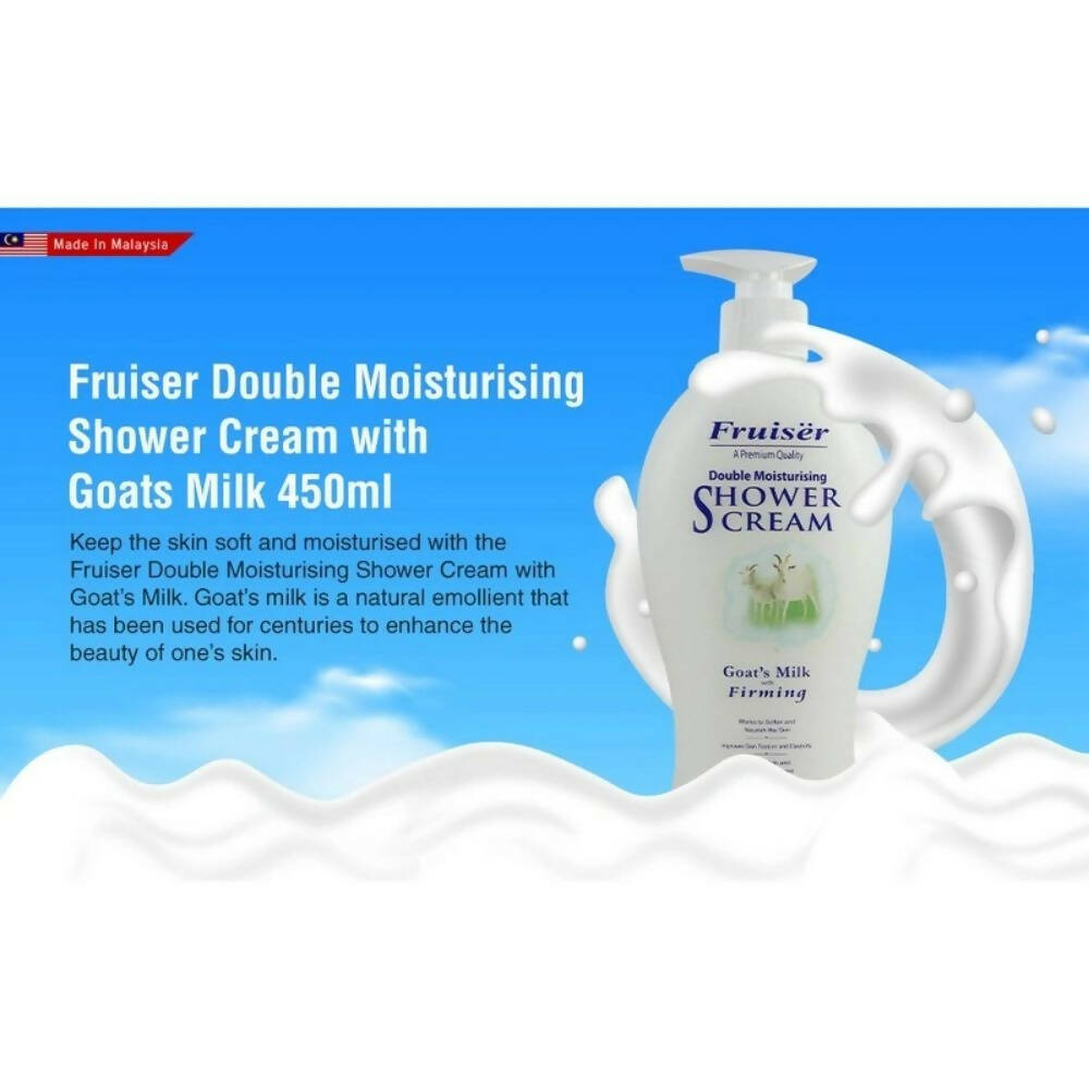 Fruiser Double Moisturizing Shower Cream Firming Goat's Milk - Distacart