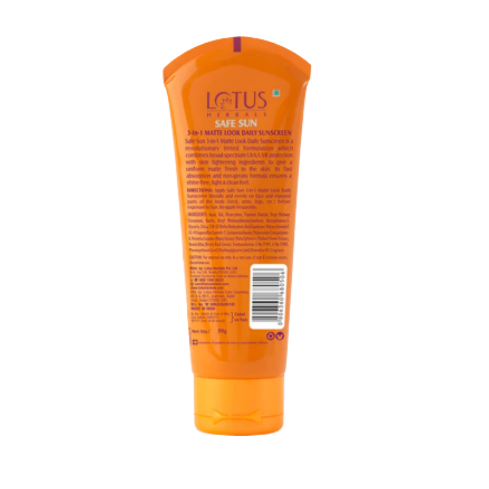 Lotus Herbals Safe Sun 3-in-1 Matte Look Daily Sunscreen