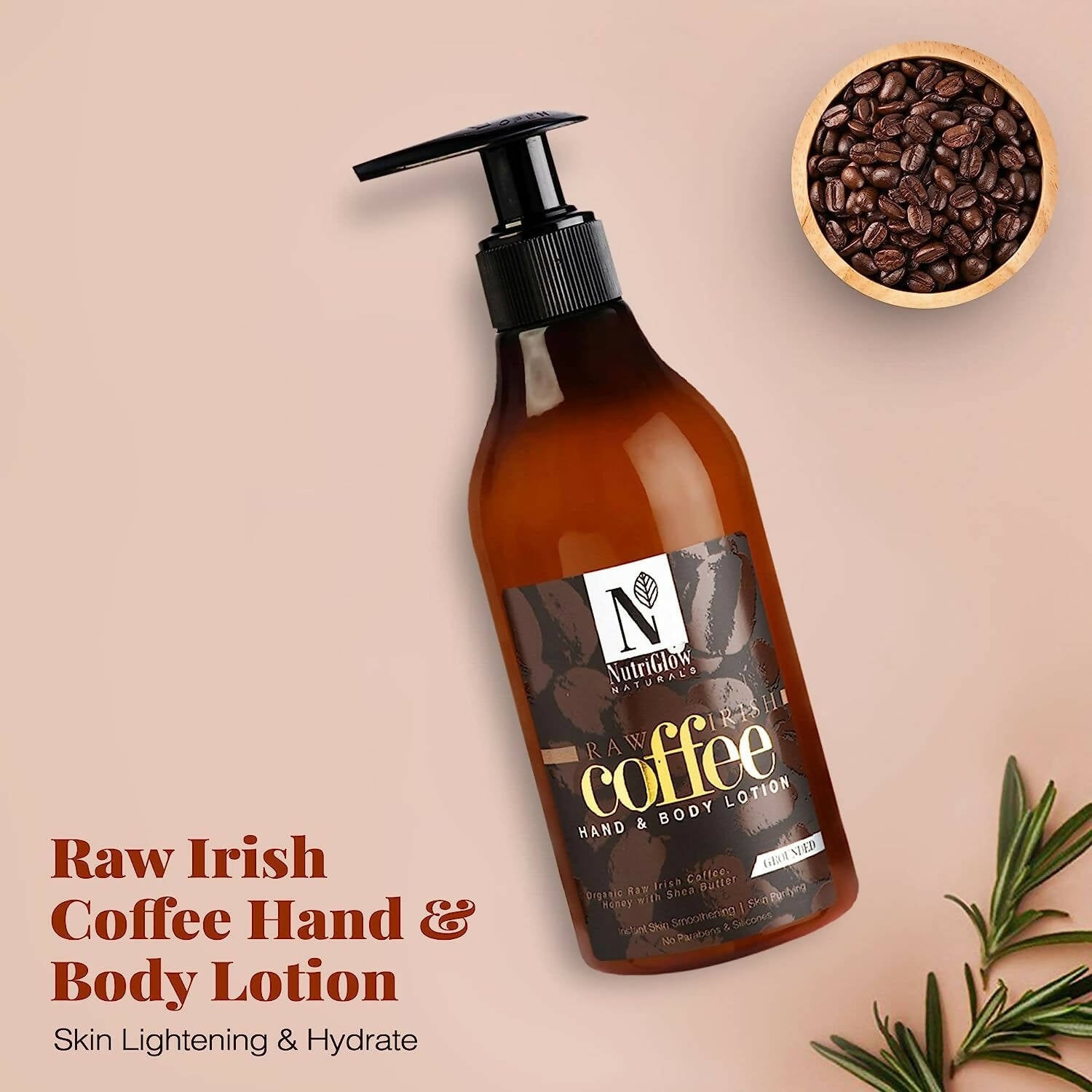 NutriGlow Natural's Raw Irish Coffee Facial Kit with Grounded