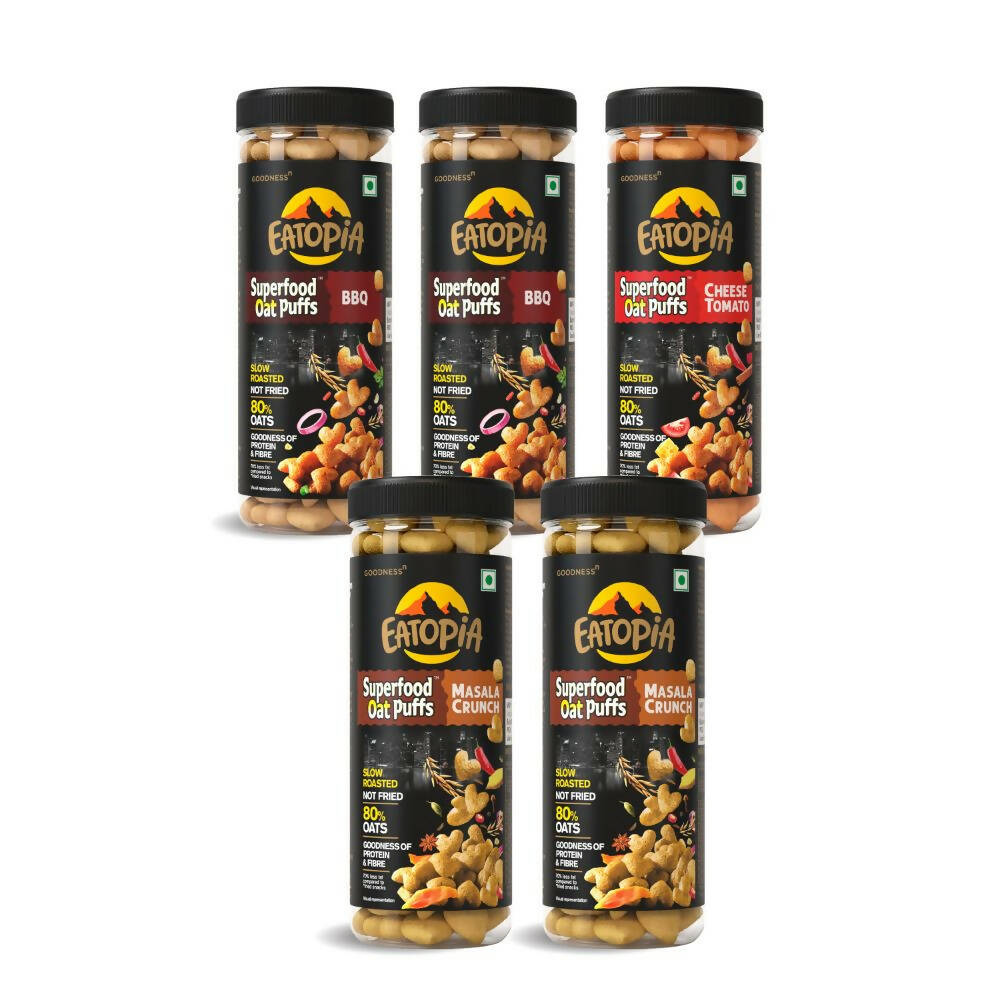 Eatopia Superfoods Oat Puffs - Assorted - Distacart