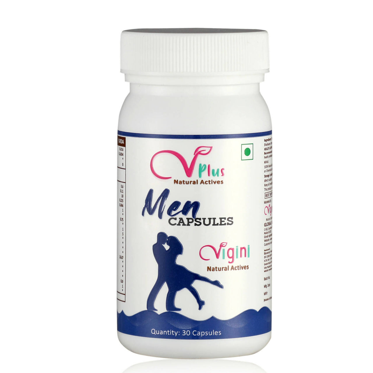 Vigini Natural Actives Men Capsules for Vitality Booster - Distacart