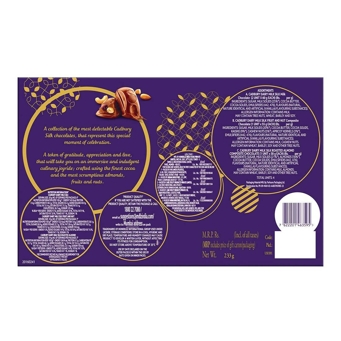 Cadbury Celebrations Assorted Chocolate GiftPack(Dairy Milk,5  Star,Gems)183.6gx2 | eBay