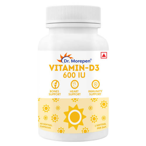 Dr. Morepen Vitamin D3 600 IU Capsules - Distacart