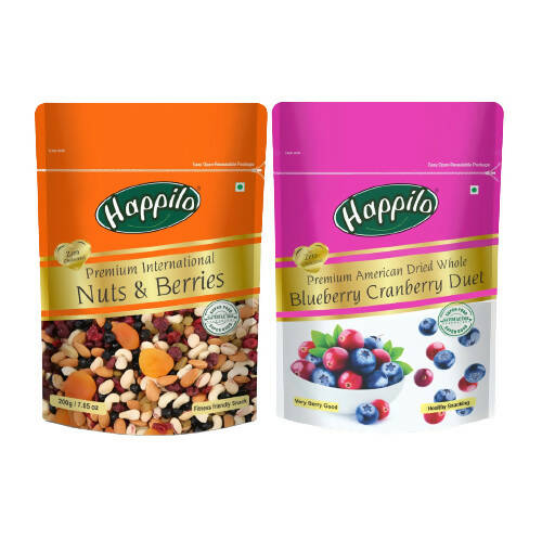 Happilo Premium Combo (Nuts & Berries & Blueberry Cranberry Duet)