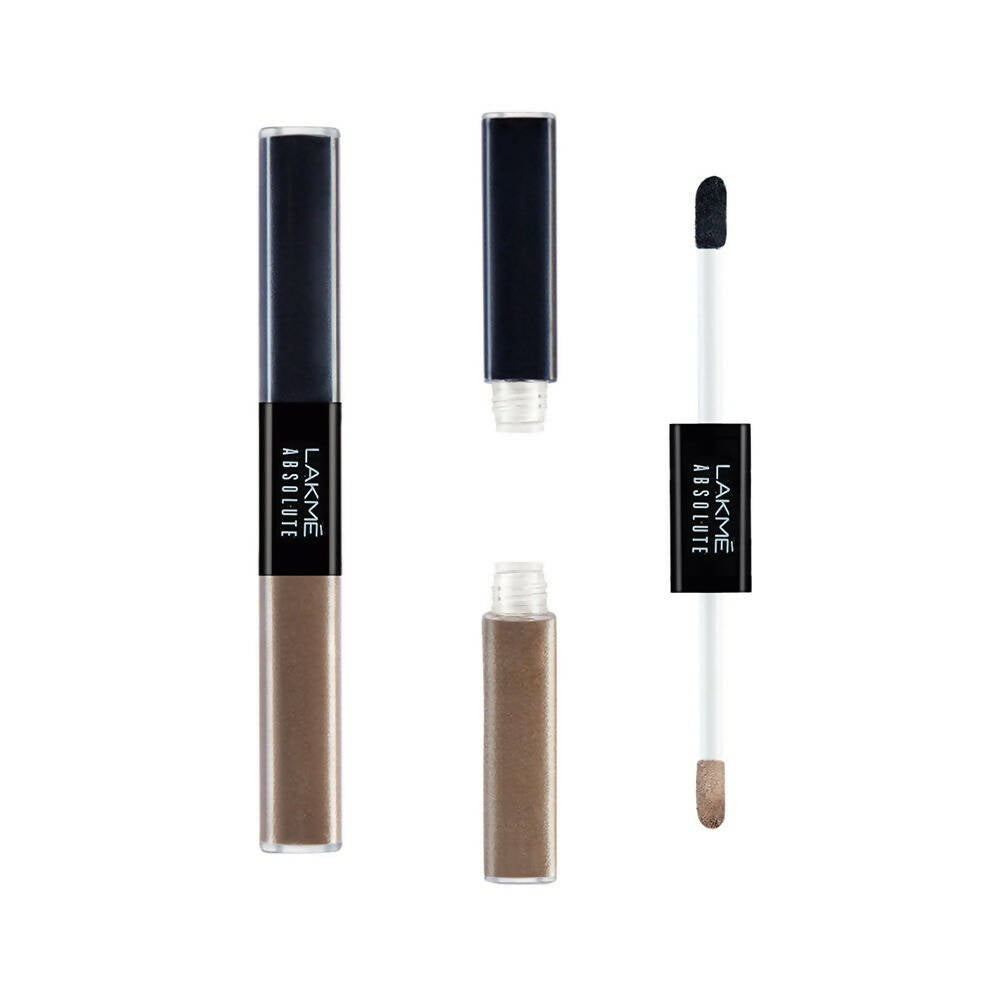 Lakme Absolute Explore Liquid Eye Shadow - Cashmere Love & Diamond Black - Distacart