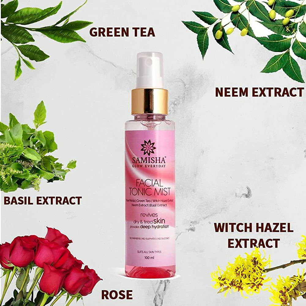 Buy Samisha Organic Facial Tonic Mist Online at Best Price | Distacart