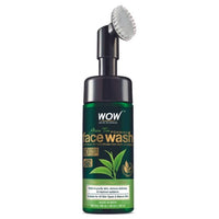 Thumbnail for Wow Skin Science Green Tea Foaming Face Wash With Built-In Face Brush For Deep Cleansing