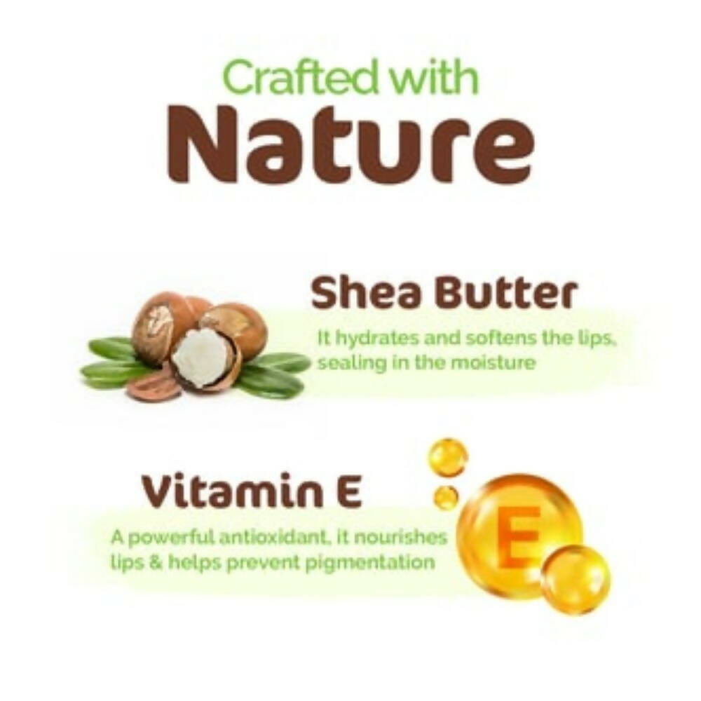 Mamaearth Nourishing 100% Natural Lip Balm With Vitamin E & Shea Butter - Distacart