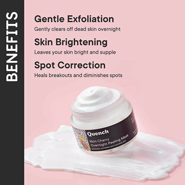 Buy Quench Botanics Mon Cherry Overnight Peeling Mask Online at Best ...