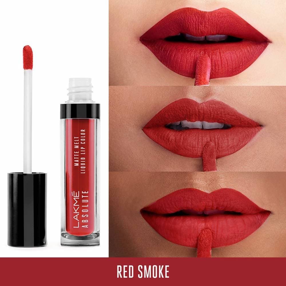 Lakme Absolute Matte Melt Liquid Lip Color-Red Smoke