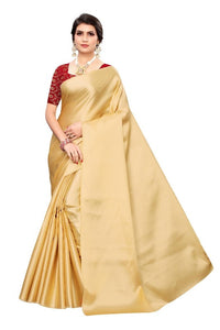 Thumbnail for Designer Saree (GOLD DUST Red)	