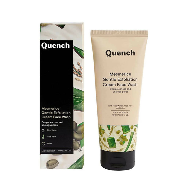 Quench Botanics Mesmerice Gentle Exfoliation Cream Face Wash - Distacart