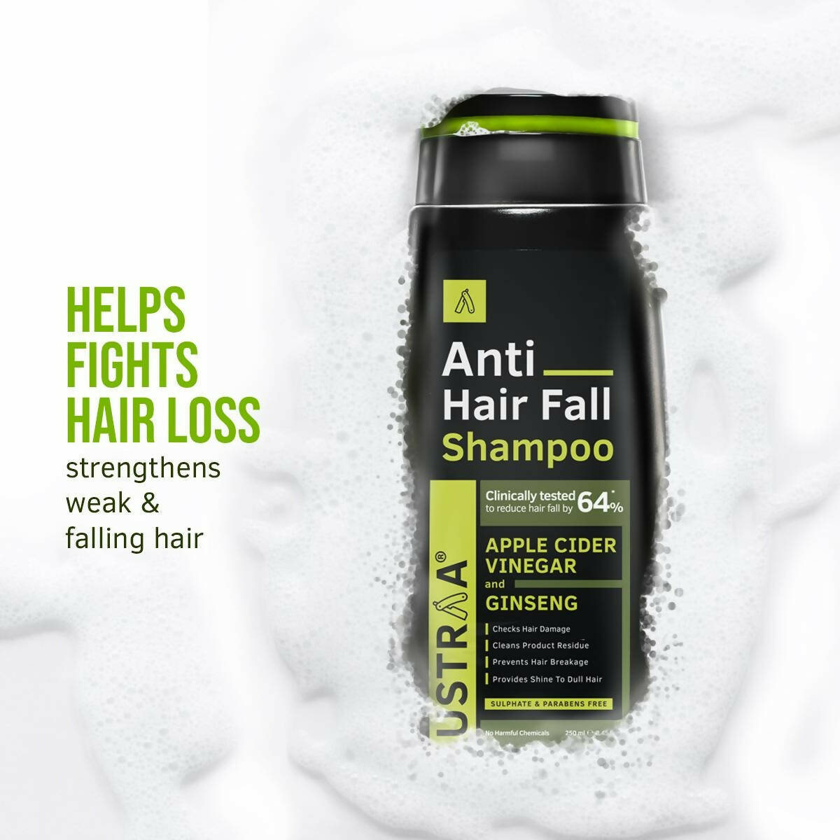 Ustraa Anti Hair Fall Shampoo - Distacart