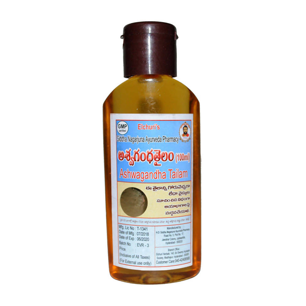 Siddha Nagarjuna Ayurveda Ashwagandha Tailam - Distacart