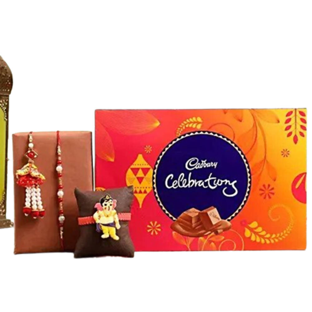 Family Rakhi Set With Big Celebrations Box