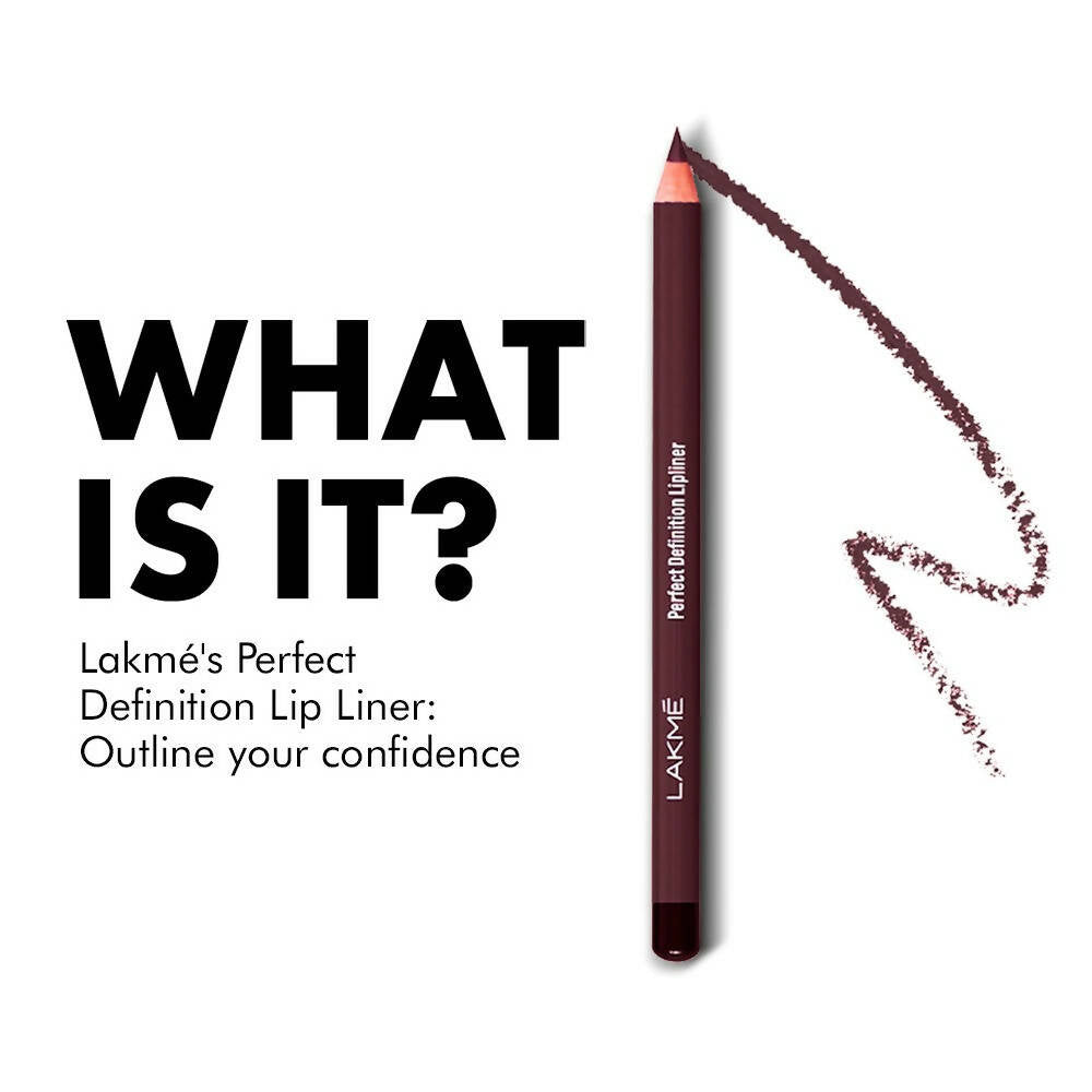 Lakme Perfect Definition Lip Liner - Black Currant - Distacart