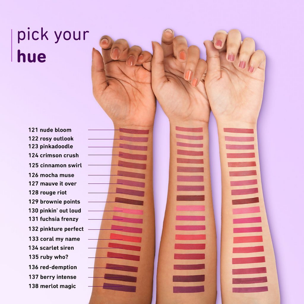 Plum Butter Crème Matte Lipstick Rosy Outlook - 122 (Mauve) - Distacart