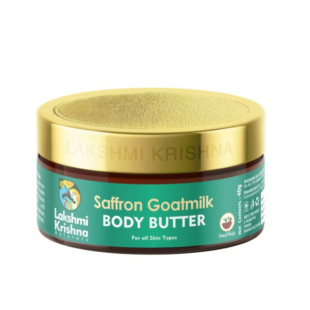 Lakshmi Krishna Naturals Saffron Goatmilk Body Butter - Distacart