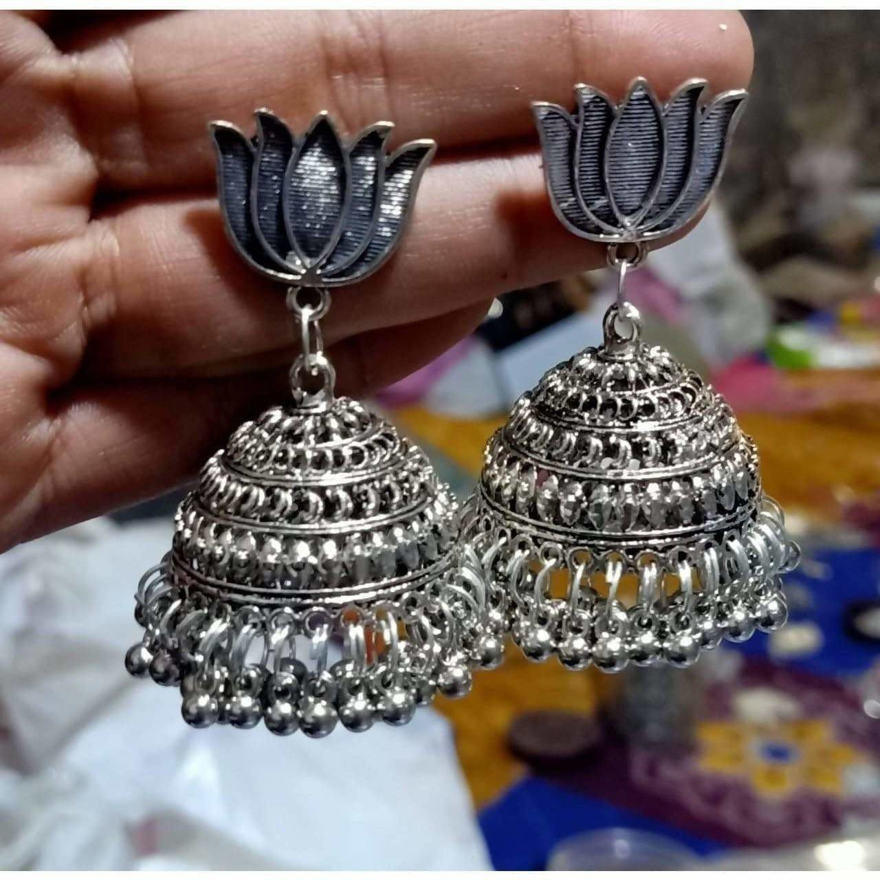 Exquisite Kundan Lotus Earrings by TOTAPARI India  Elevate Your Style   Totapari
