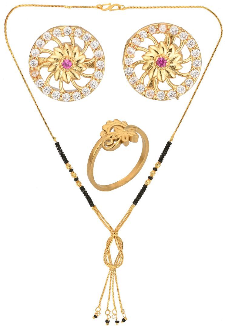 Vraj india One Gram Gold-plated long Mangalsutra with earrings for women  Brass, Copper Mangalsutra Price in India - Buy Vraj india One Gram  Gold-plated long Mangalsutra with earrings for women Brass, Copper  Mangalsutra Online at Best Prices in India ...