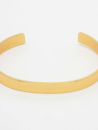 Thumbnail for NVR Men Gold Stainless Steel Cuff Bracelet - Distacart