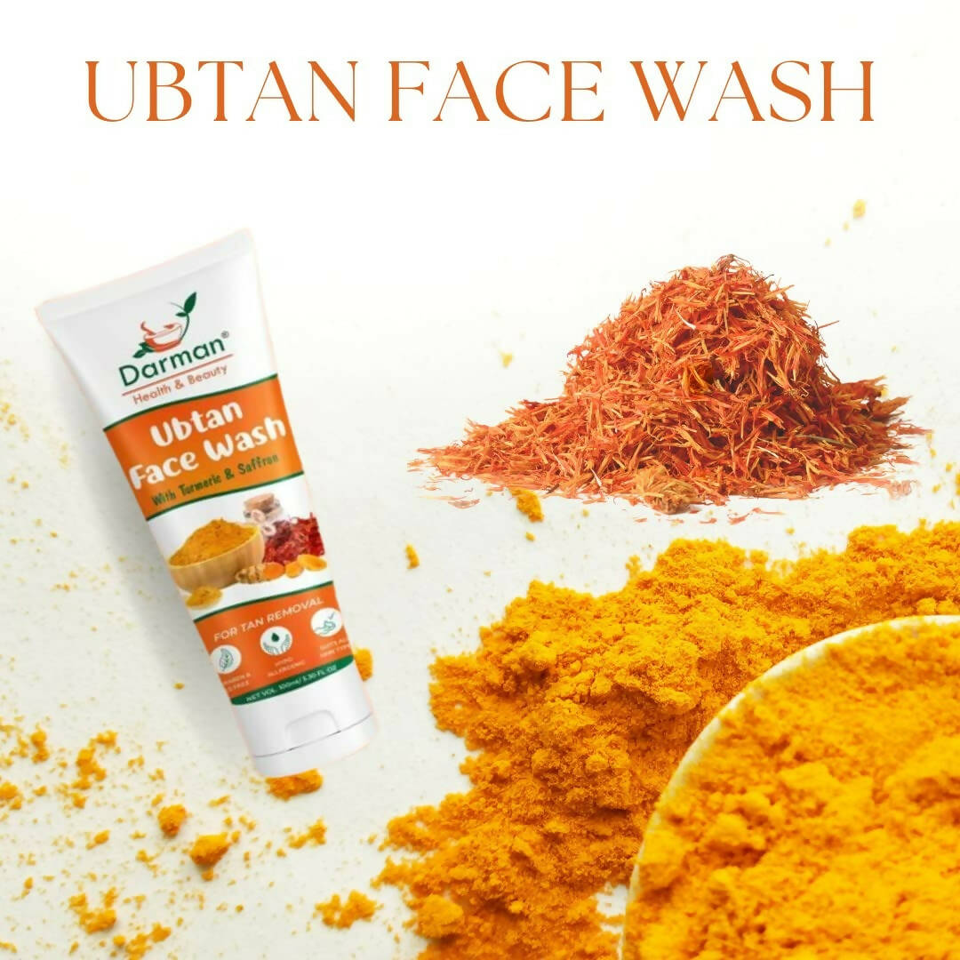 Buy Darman Ubtan Face Wash with Turmeric & Saffron Online at Best Price