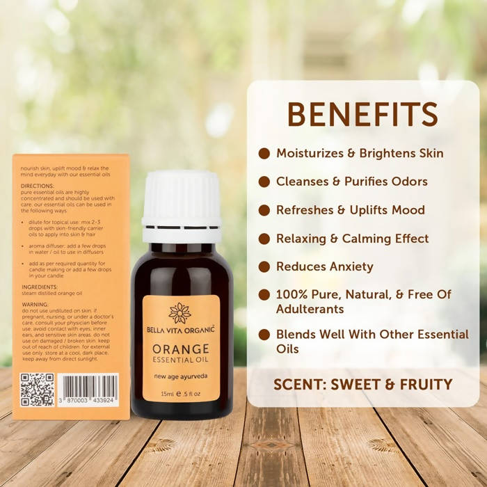 Bella Vita Organic Orange Essential Oil - Distacart