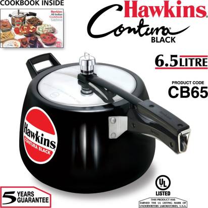 Buy Hawkins Contura Black 6.5 L Pressure Cooker CB65 Online at