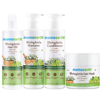 Thumbnail for Mamaearth Bhringamla Combo Pack (Hair Oil, Hair Mask, Shampoo & Conditioner) - Distacart