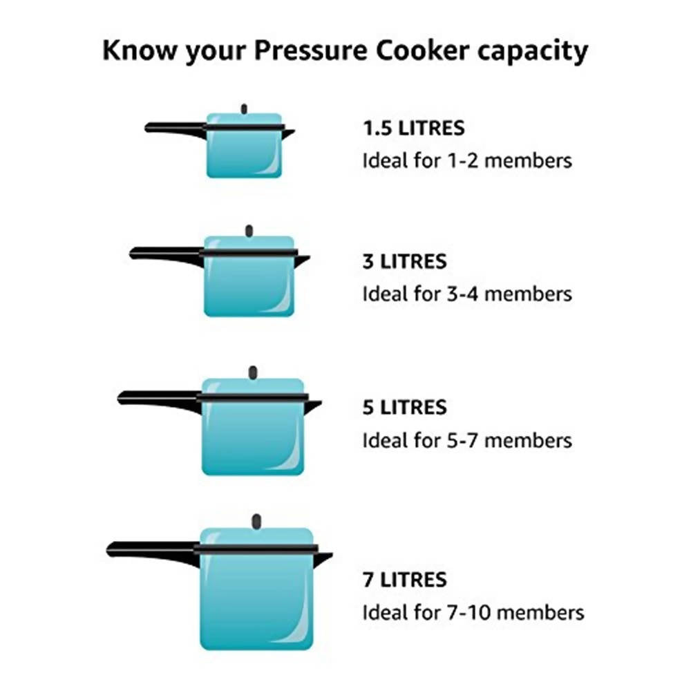 Hawkins Pressure Cooker 1.5 Liter Stainless Steel Silver Best Gift for  All